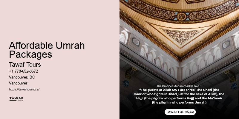 Vancouver Umrah Trip Packages