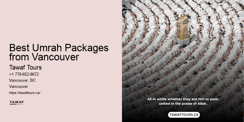 Umrah Tours from Vancouver deals