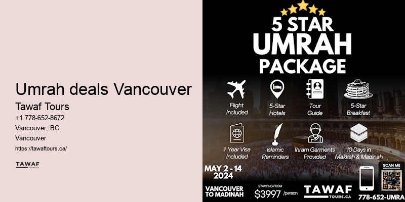 Umrah Packages with Guides Vancouver