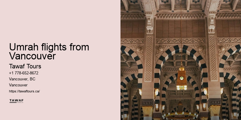 Customized Umrah tours from Vancouver