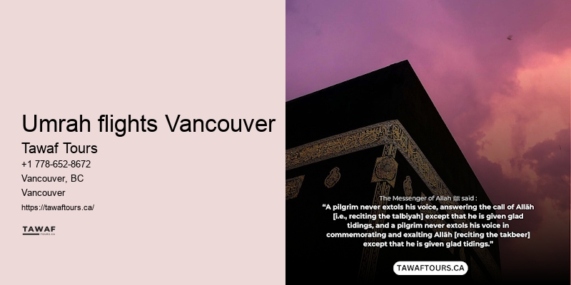 Umrah travel insurance Vancouver options
