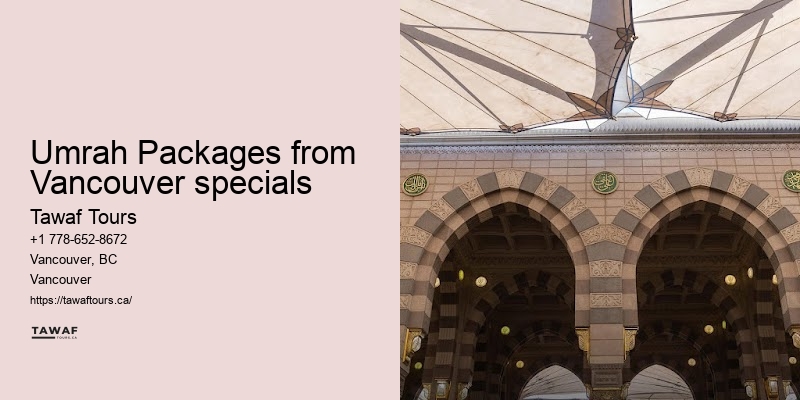 Umrah travel packages from Vancouver
