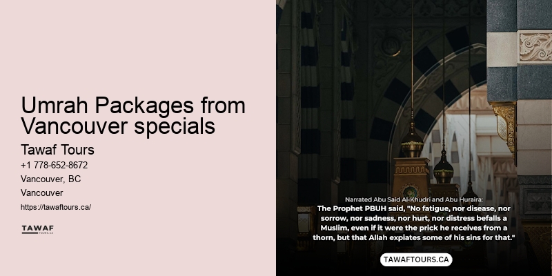 Umrah Packages Including Stay Vancouver