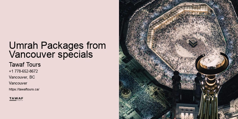 Vancouver Umrah specials
