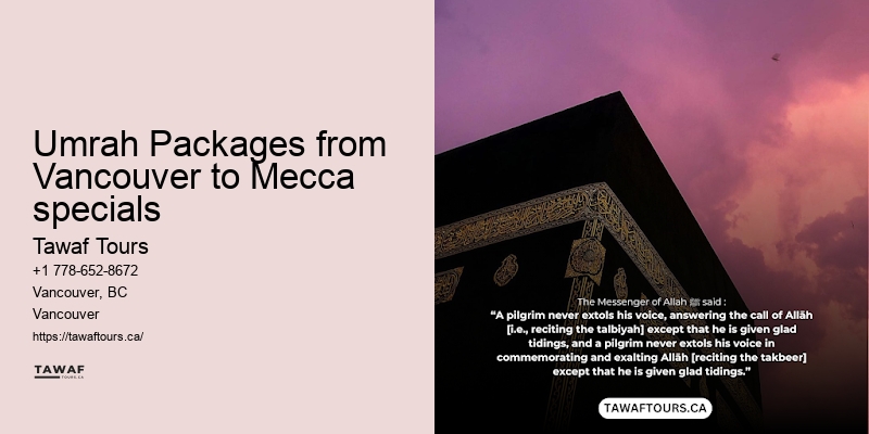 Affordable Umrah travel packages Vancouver