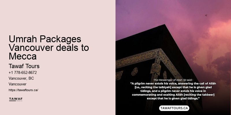 Vancouver Umrah holiday travel