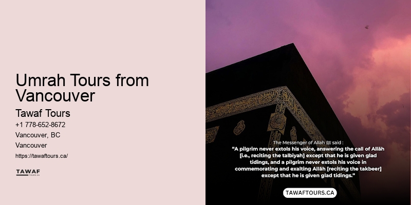 Umrah Packages Vancouver Departure