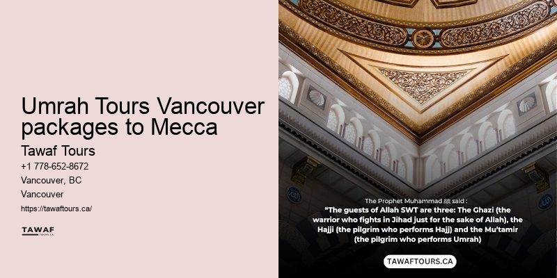 Custom Umrah packages Vancouver