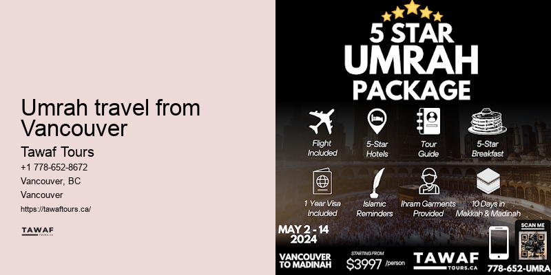 Umrah Packages Including Spiritual Tours Vancouver