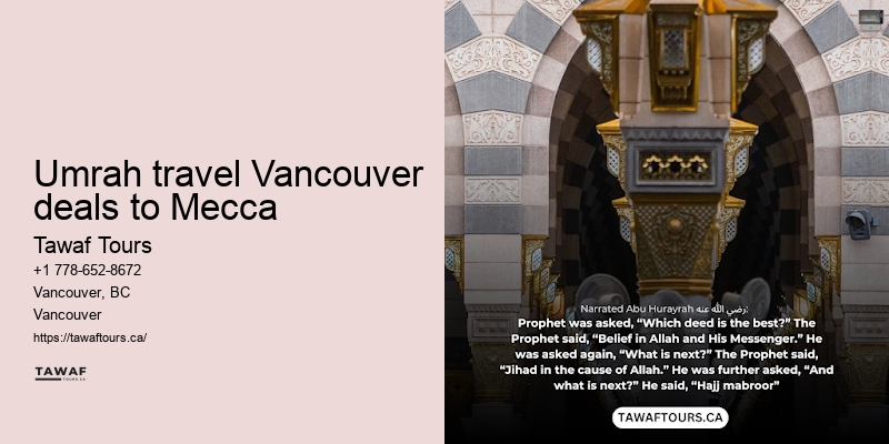Umrah flights Vancouver