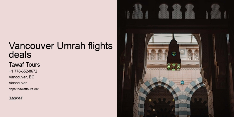 Vancouver Umrah flights specials