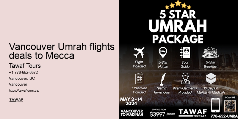 Vancouver Umrah Spa Retreat Packages