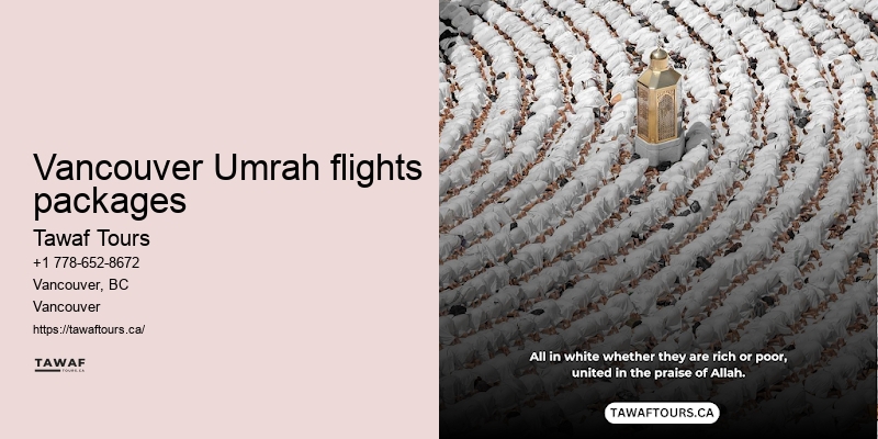 Vancouver to Umrah Travel Packages
