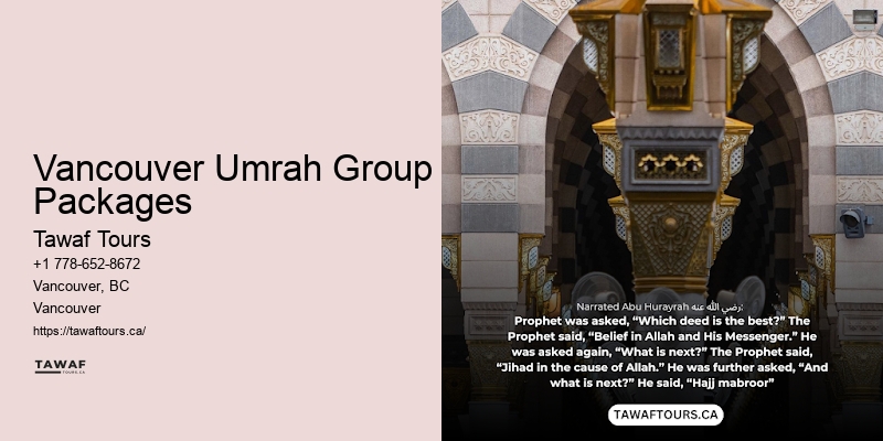 Best Umrah travel packages Vancouver