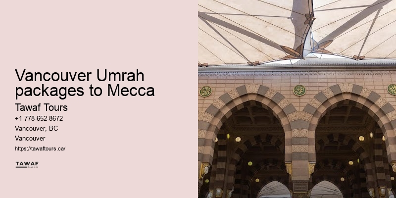 Vancouver Umrah flights specials to Mecca