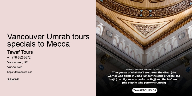 Vancouver Umrah Boutique Hotel Packages