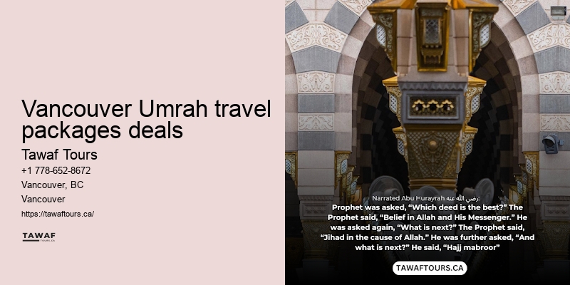 Vancouver Umrah holiday packages