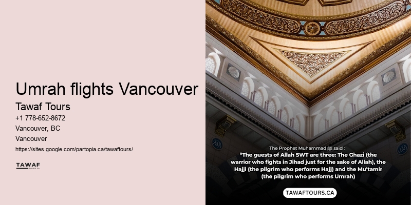 Umrah Vancouver Deals