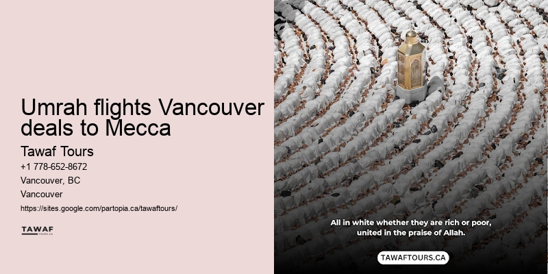 Umrah Packages Vancouver Departure Dates