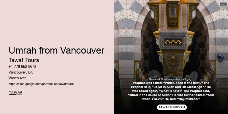 Vancouver Umrah travel packages
