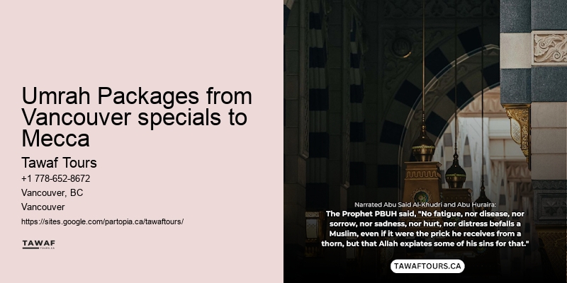 Vancouver Umrah Activity Deals