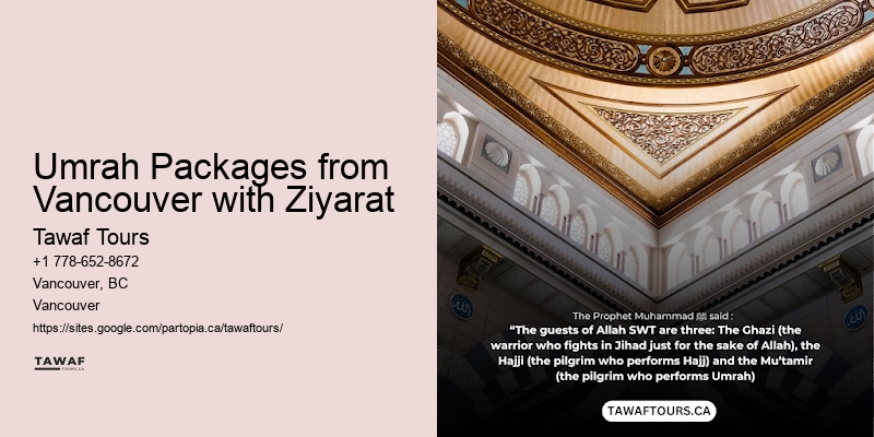 Umrah Tours from Vancouver packages to Mecca