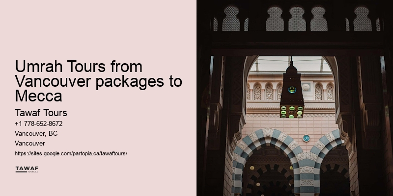Umrah Packages from Vancouver with Ziyarat