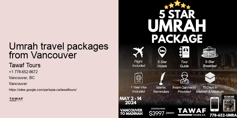 Vancouver Umrah Transportation Deals
