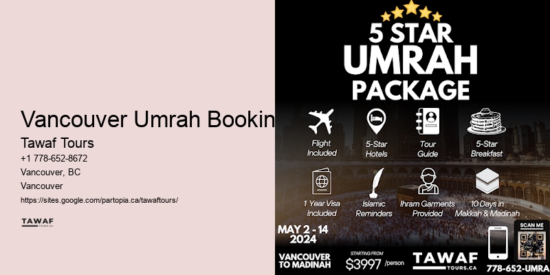 Umrah vacation packages Vancouver