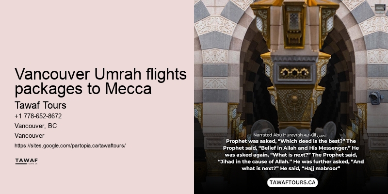 Umrah Vancouver Special Offers