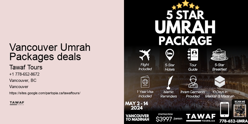 Umrah Vancouver Packages