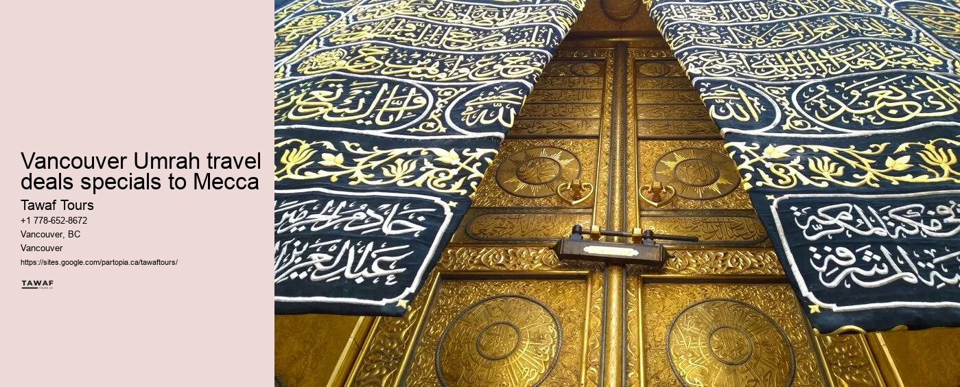 Vancouver Umrah travel deals specials to Mecca