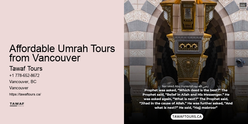 Vancouver to Umrah Packages