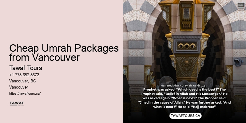 Vancouver Umrah Tour Packages Comparison