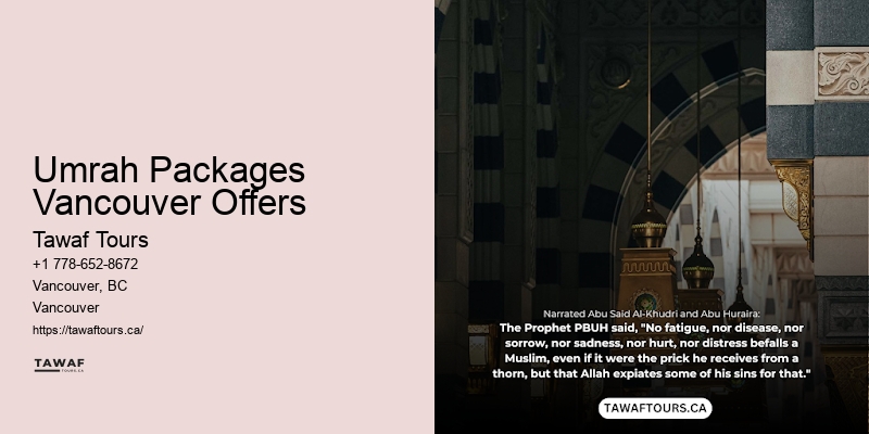 Vancouver Umrah Travel Bargain Deals