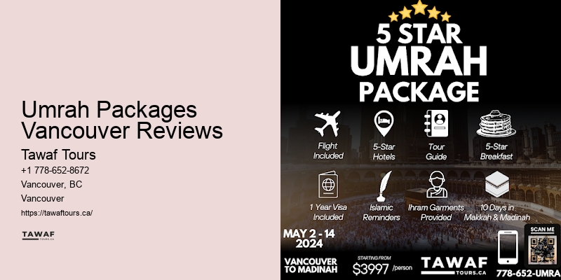 Convenient Umrah Flights from Vancouver