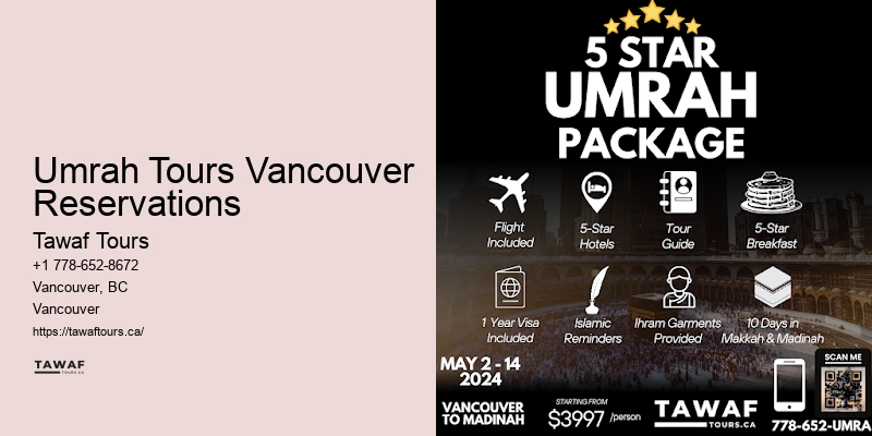 Exclusive Umrah Visa Services for Vancouver Travelers