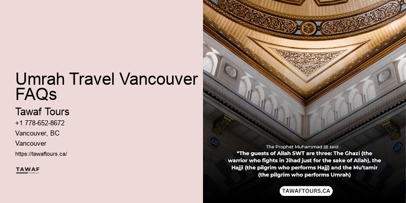 Guided Umrah Tours from Vancouver