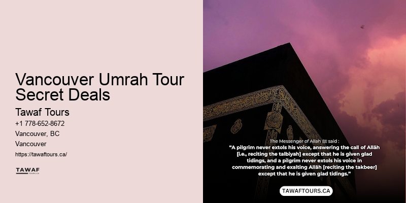 Vancouver Umrah Packages with Visa Services