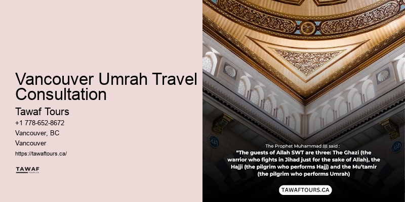 Vancouver Umrah Tour Prices