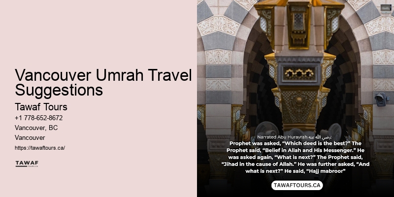 Affordable Umrah Vacation from Vancouver