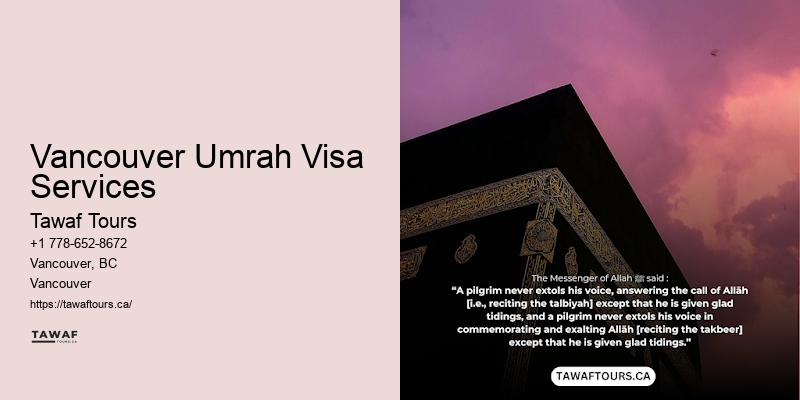Umrah Tours Vancouver Package Suggestions
