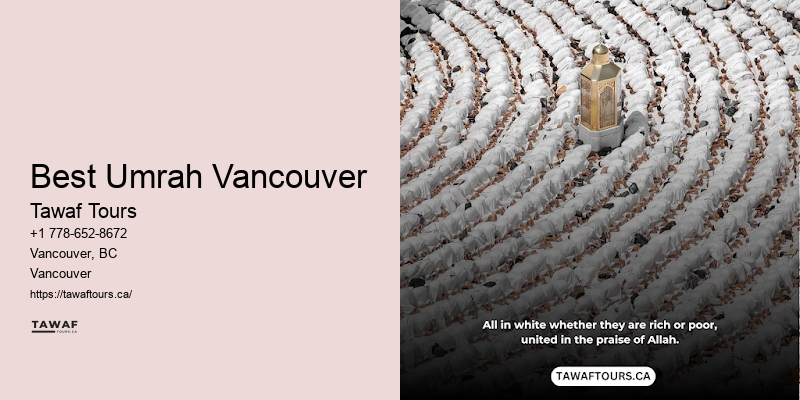 Vancouver Umrah pilgrimage booking