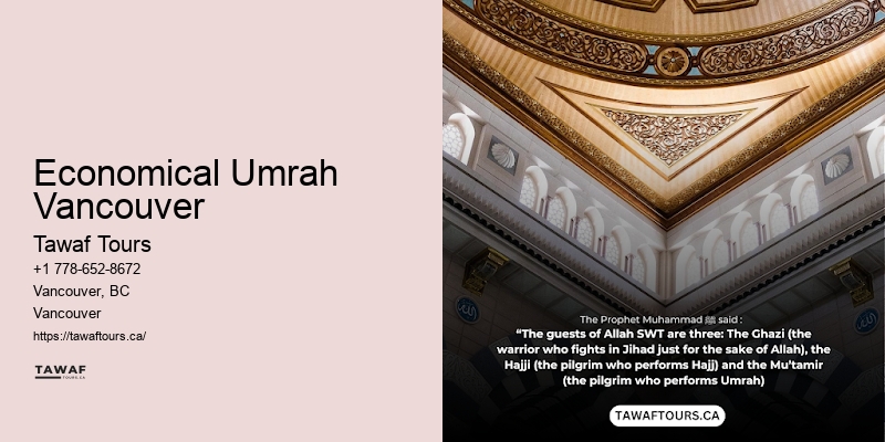 Vancouver Umrah pilgrimage travel deals