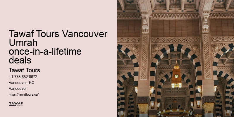 Vancouver Umrah pilgrimage tour packages