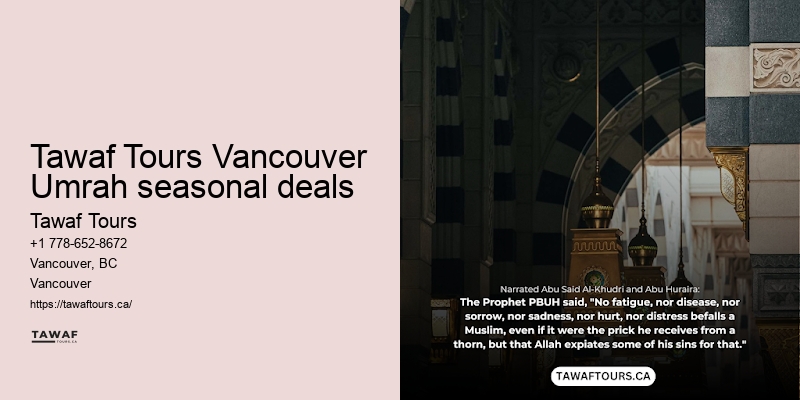 Tawaf Tours Vancouver Umrah package planner