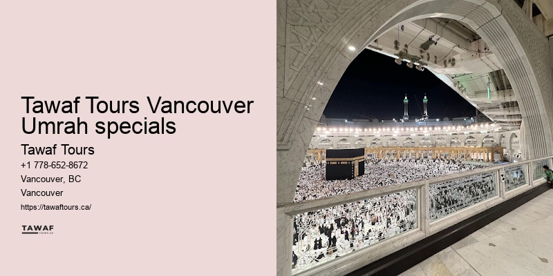 Vancouver Umrah travel price list
