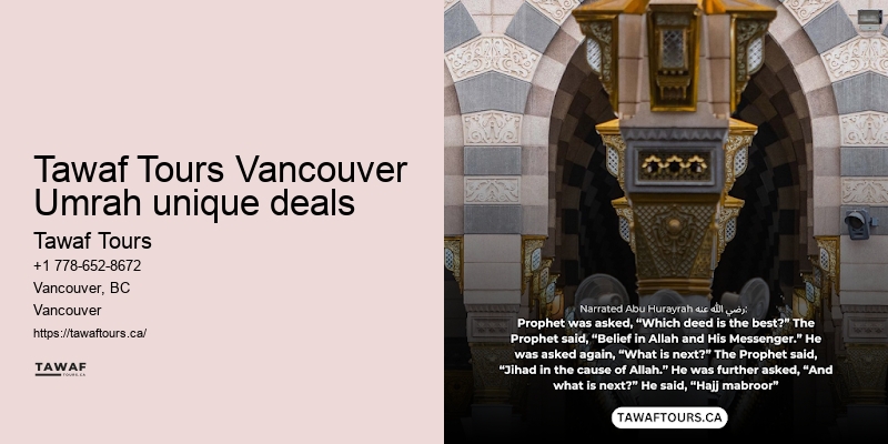 Vancouver Umrah package inclusions checklist