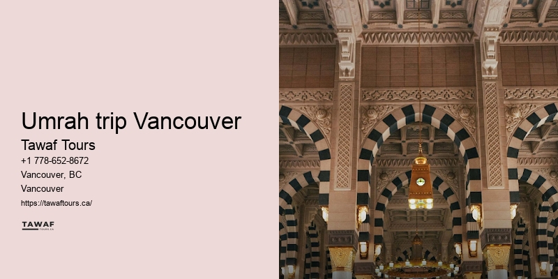 Tawaf Tours Vancouver Umrah package duration options