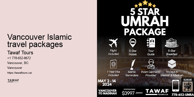 Customized Umrah packages from Vancouver